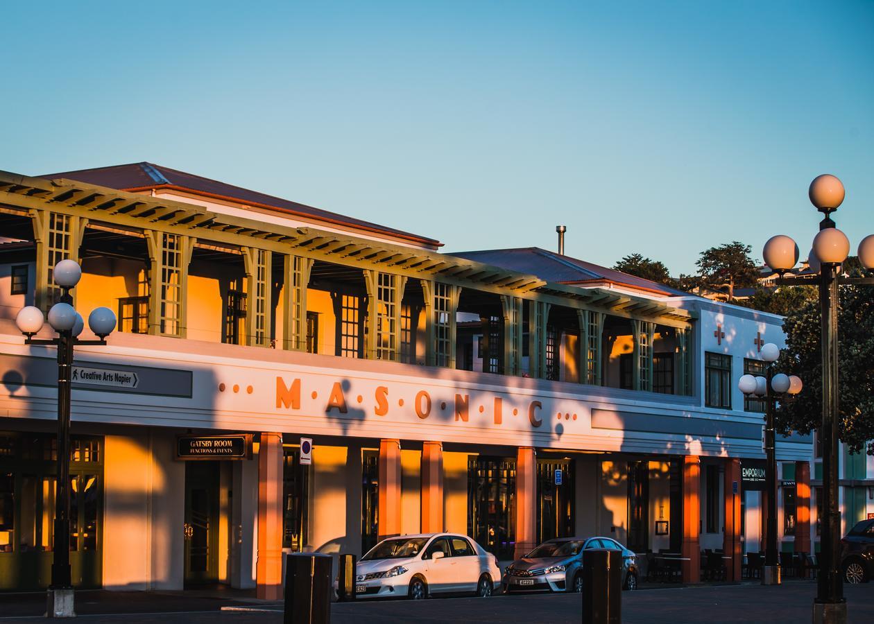 Art Deco Masonic Hotel Napier Exterior foto